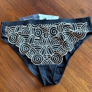 Lou paris - Black and White Patterned pantis Bottom - xl - new!